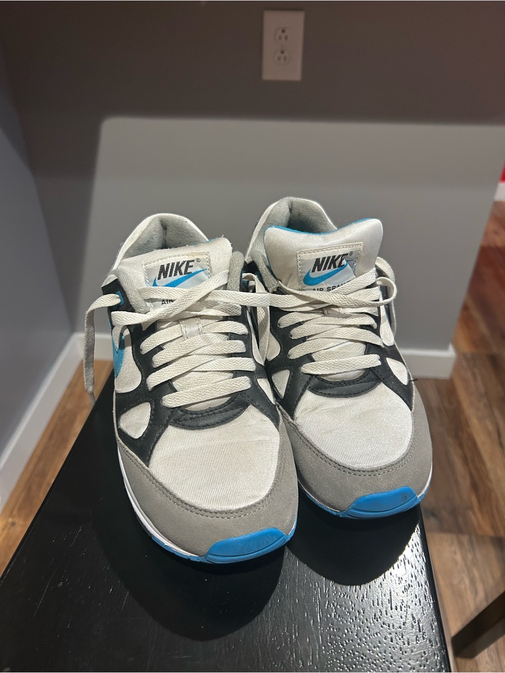 NIKE Air
Air Span II 
Blue & Gray Sneakers - Picture 5 of 9